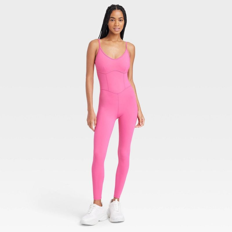 Photo 1 of Women's Corset Bodysuit - JoyLab™ Pink XL
