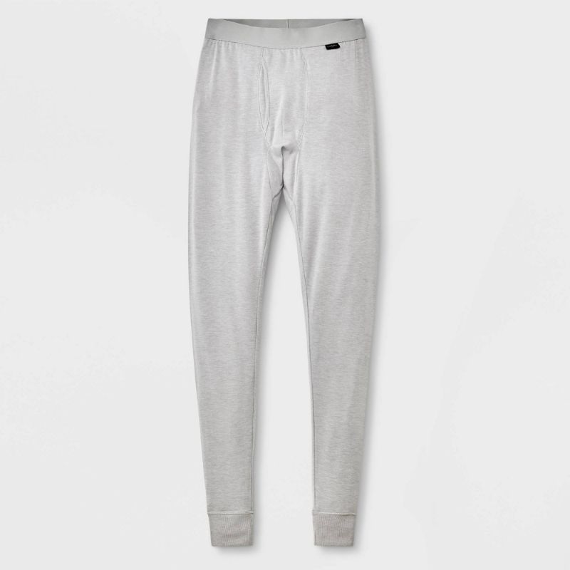 Photo 1 of Men's Premium Slim Fit Thermal Pants - Goodfellow & Co™ Gray XL
