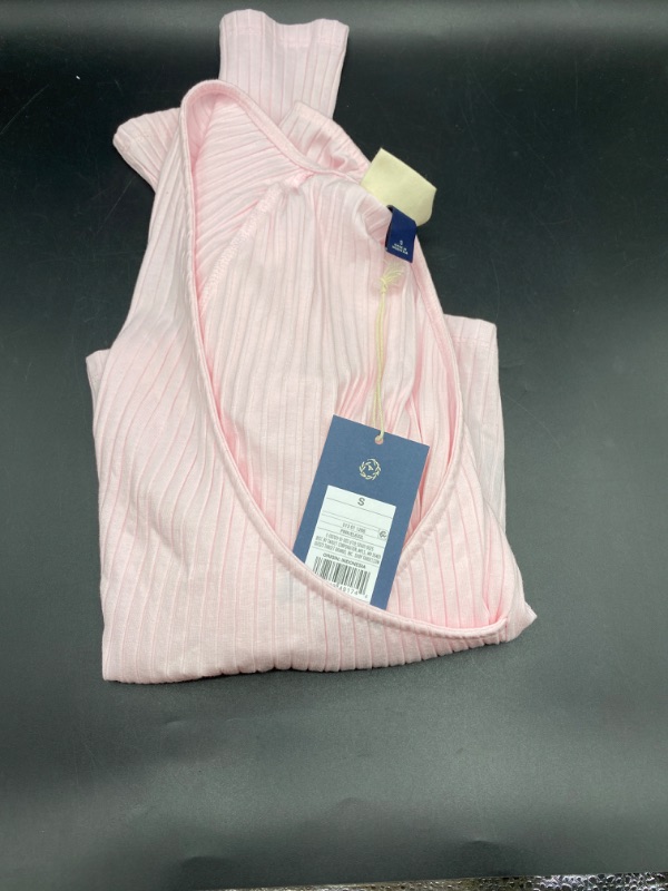 Photo 2 of Women's Slim Fit Long Sleeve V-Neck Wrap Shirt - Universal Thread™ Pink S
