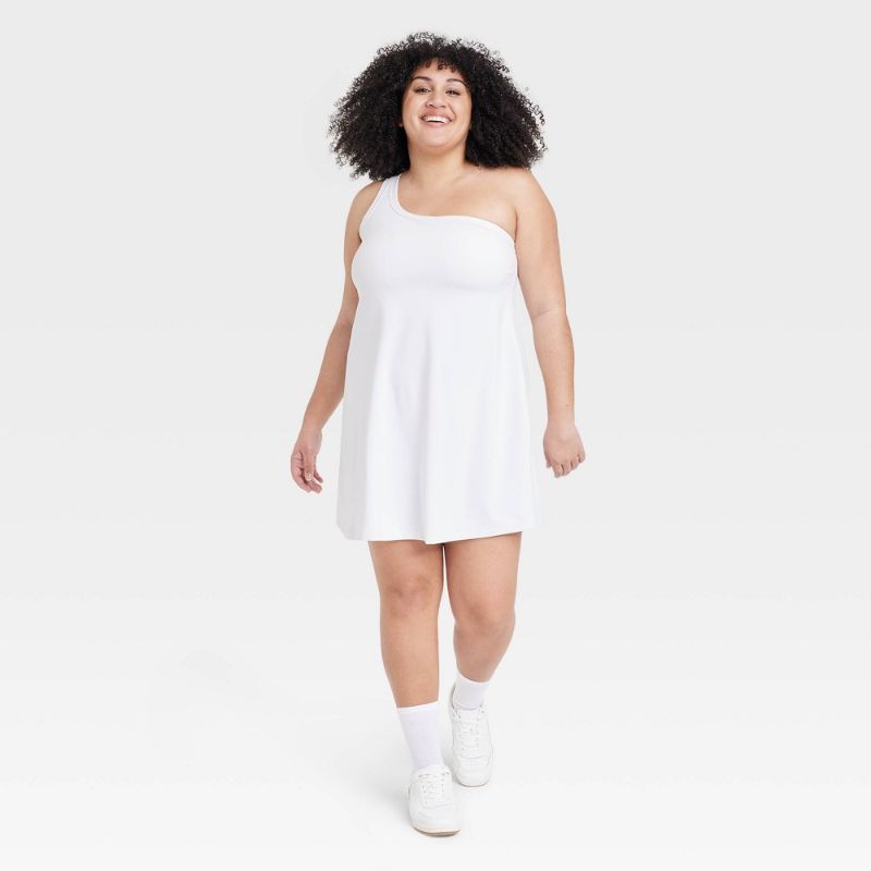 Photo 1 of Women's Asymmetrical Dress - All in Motion™ White 1X
