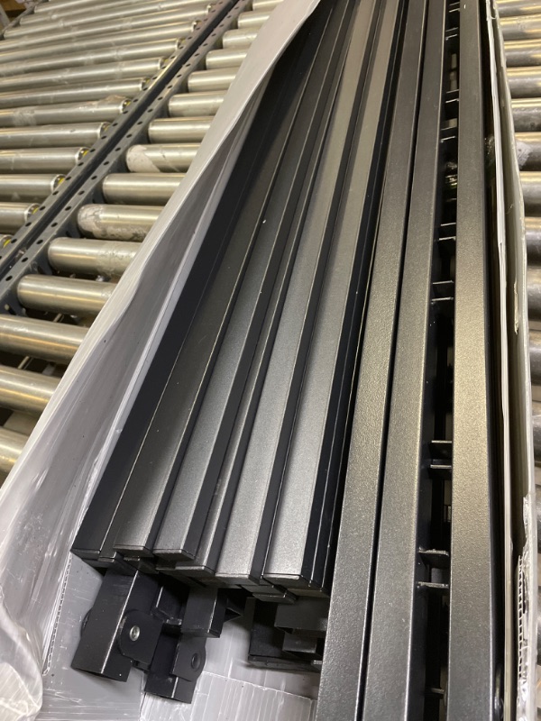 Photo 1 of FSCHOS King-Size Bed-Frame / 18 Inch Metal Platform Bed Frame King/Reinforced Steel Slats Support/Heavy Duty Mattress Foundation/No Box Spring Needed/Easy Assembly/Noise Free/Black King 18 INCH