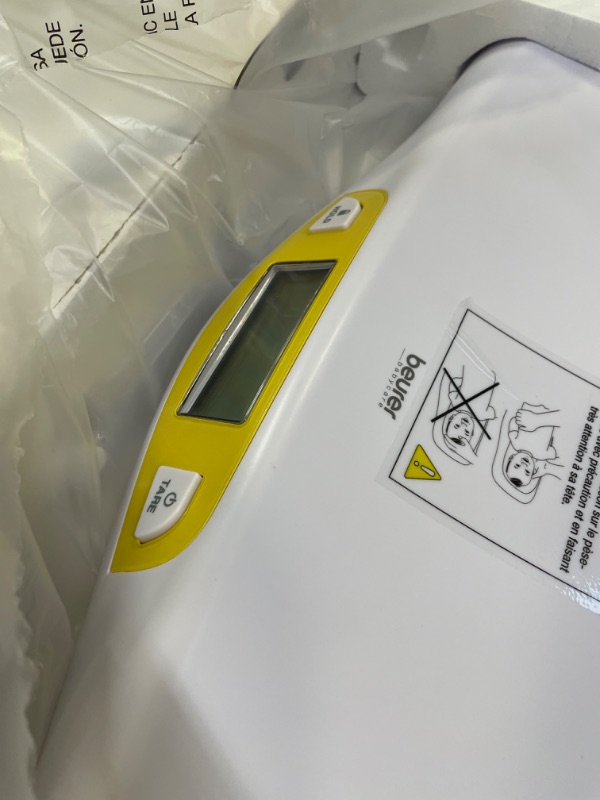Photo 1 of Beurer BY80 Digital Baby Scale, Infant Scale for Weighing in Pounds, Ounces, or Kilograms up to 44 lbs, Newborn Scale with Hold Function, Pet Scale for Cats and Dogs