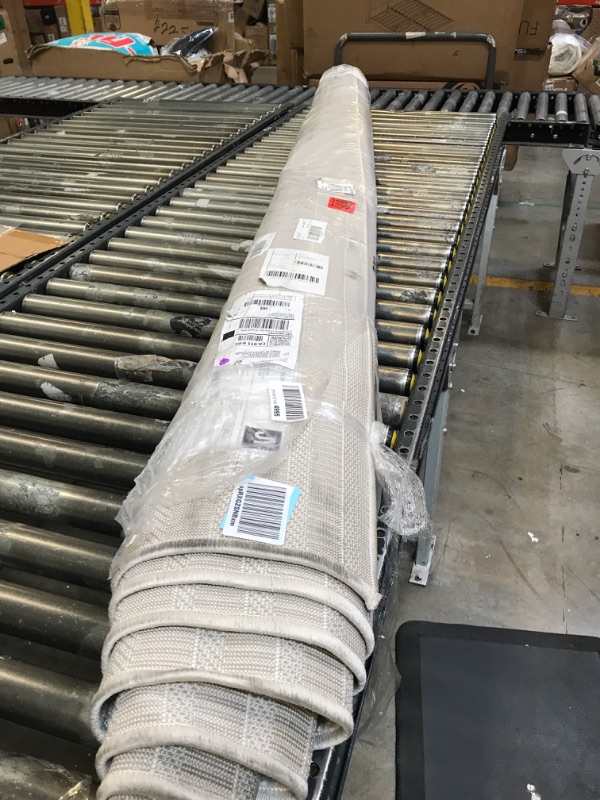 Photo 1 of JONATHAN Y SCN100B-8 Skagen Minimalist Curve Geometric Indoor Area Rug, Modern, Contemporary, Coastal, Geometric, Bohemian, Bedroom, Kitchen, Living Room, Non Shedding, Ivory/Cream, 8' x 10' 8 X 10 Ivory/Cream