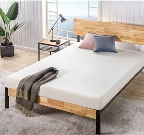 Photo 1 of Zinus Quick Lock Metal Smart Box Spring 4 Inch Mattress Foundation Set, Strong Metal Structure, Full
