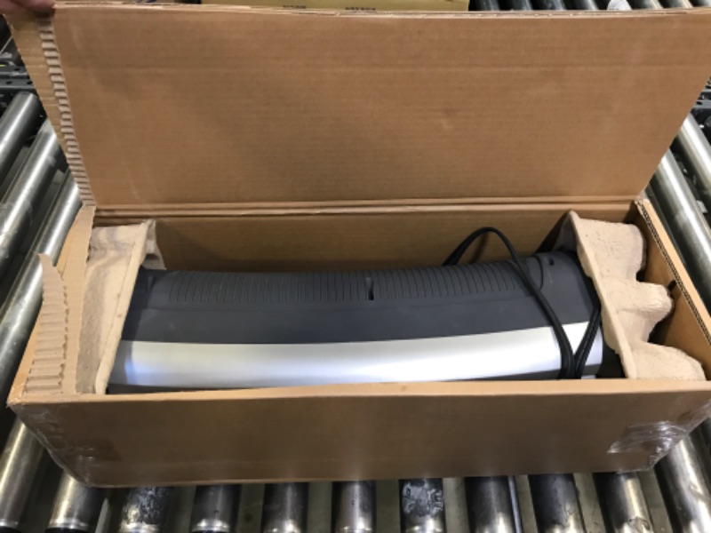 Photo 1 of Lasko 1500W Digital Ceramic Space Heater with Remote, 755320, Silver