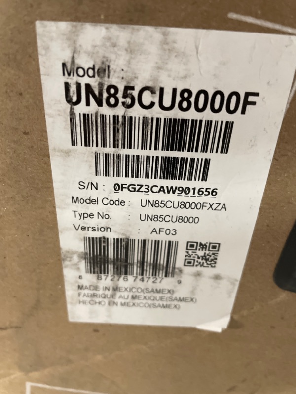 Photo 2 of SAMSUNG 85-Inch Class Crystal UHD CU8000 Series PurColor, Object Tracking Sound Lite, (UN85CU8000, 2023 Model) HW-Q60C 3.1ch Soundbar w/Dolby Audio (Newest Model) 85-Inch TV w/Q60C Soundbar