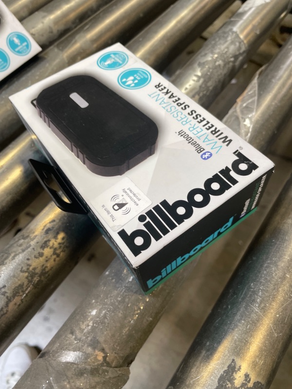 Photo 1 of billboard Water-Resistant Bluetooth Speaker, Black