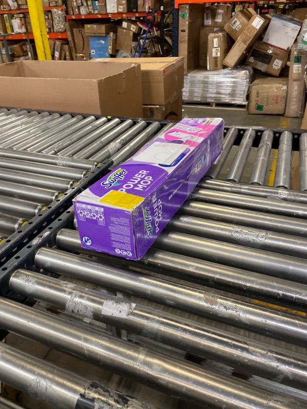 Photo 1 of Swiffer PowerMop Multi-Surface Mop Kit for Floor Cleaning, Fresh Scent, Mopping Kit Includes PowerMop, 2 Mopping Pad Refills, 1 Floor Cleaning Solution with Fresh Scent and 2 Batteries