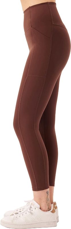 Photo 1 of Girlfriend Collective Compression Pocket Leggings for Women, High Rise Waist Pants for Yoga Workout Plus Size 23 3/4" Inseam
