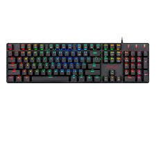 Photo 1 of Redragon K589 Shrapnel RGB Low Profile Mechanical Gaming Keyboard, 104 Keys Anti-ghosting Mechanical Keyboard with Linear & Quiet Red Switches, Fast Actuation with Less Travel and Smooth Keys