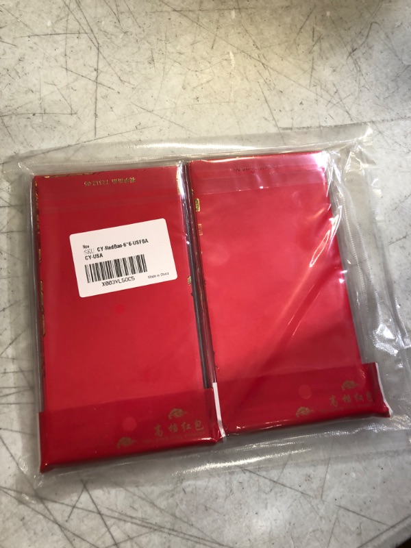 Photo 2 of 36PCS Chinese Red Envelopes, Chinese New Year Hong Bao Packet Red Gold Lucky Money Pockets 6.6x3.5 Inch for New Year Spring Festival Wedding Birthday Supplies 36Pcs, Option 5