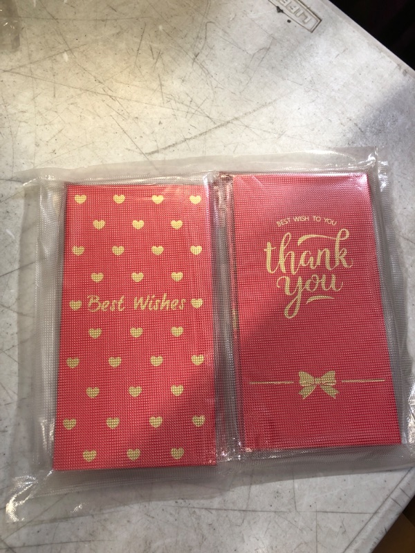 Photo 2 of 36PCS Chinese Red Envelopes, Chinese New Year Hong Bao Packet Red Gold Lucky Money Pockets 6.6x3.5 Inch for New Year Spring Festival Wedding Birthday Supplies 36Pcs, Option 5