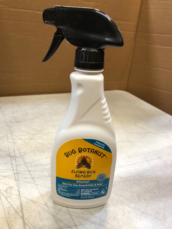 Photo 2 of Bug Botanist Flying Bug Remedy: Plant Powered Bug Spray with Essential Oils, Family & Pet Friendly, Indoor & Outdoor Use, 16oz Bottle