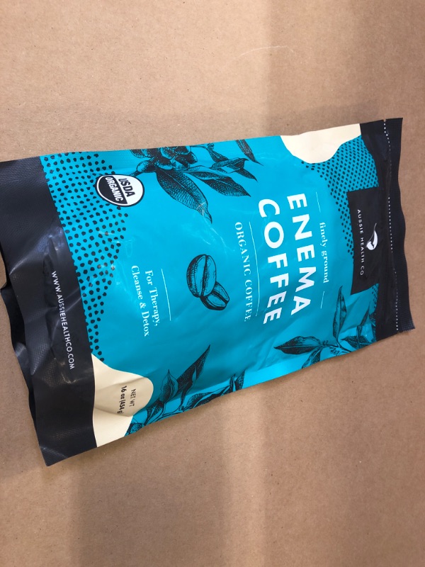 Photo 2 of 1PC---Aussie Health Co Enema Coffee – Organic Coffee – 419° Roasted, Ground Coffee, Cleanse and Detoxify, Made in USA – 1 lb Bag Original 1 Pound (Pack of 1)----EXP DATE 04/2025