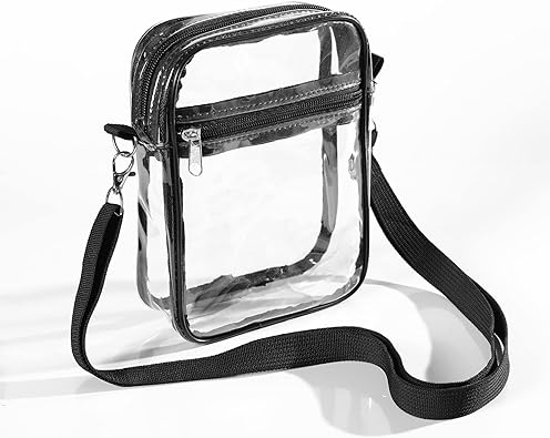 Photo 1 of Clear Bag Stadium Approved PVC Concert Clear Purse Clear Crossbody Purse Bag clear bags for women,With front pocket