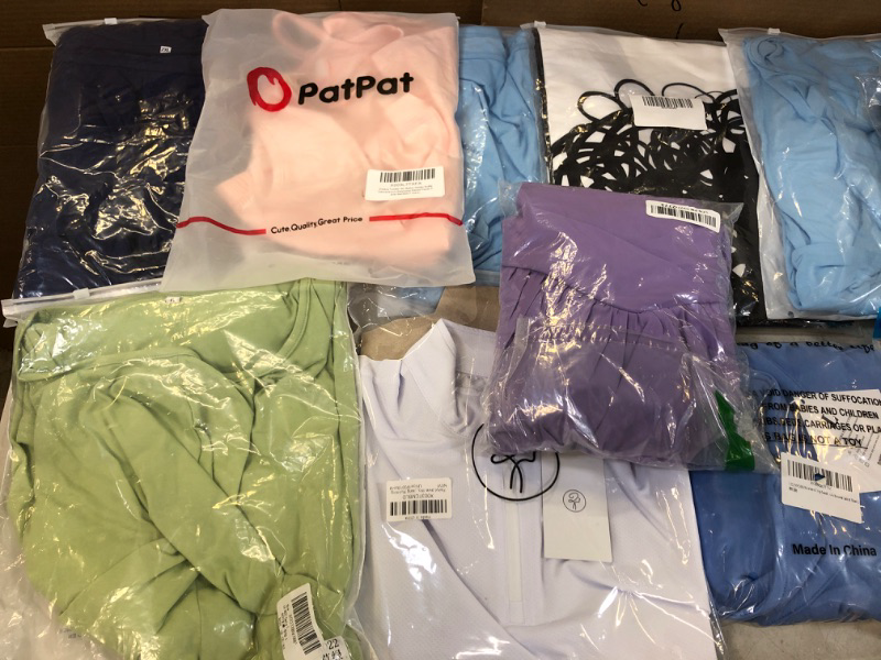 Photo 1 of BOX LOT OF CLOTHING, SIZES VARIES