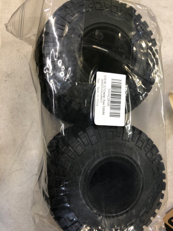 Photo 2 of 1/10 RC 2.2 CRAWLER TIRES 130MM, BLACK 4PK