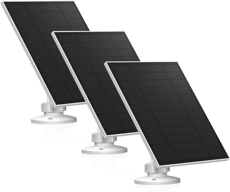 Photo 1 of Solar Panel Charger for RING ,Solar Panel for RING ,9.84Ft Charging Cable,360°Wall Mount(3 Pack)