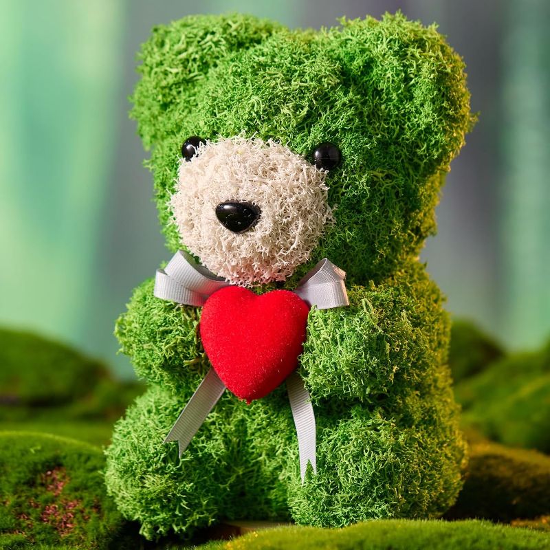 Photo 1 of 
MOSSTARY MOSS BEAR, FIGURINE DOLL, VALENTINES DAY GIFT, RED (STOCK PHOTO FOR REFERENCE ONLY)