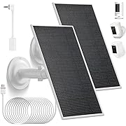 Photo 1 of 6V 4.5W Solar Panel Compatible with Ring Spotlight Cam Battery & All-New Ring Stick Up Cam Battery, IP65 Waterproof Solar Panel with 13Ft Cable Continuous Power to The Camera - 