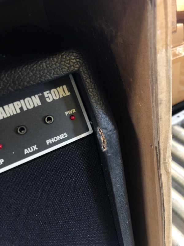 Photo 6 of Fender Champion 50XL Guitar Amplifier 50XL Amp Only (MINOR DAMAGE TO CORNER)