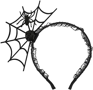 Photo 1 of 10 PACK HALLOWEEN SPIDER HEADBAND 
BLACK AND RED 