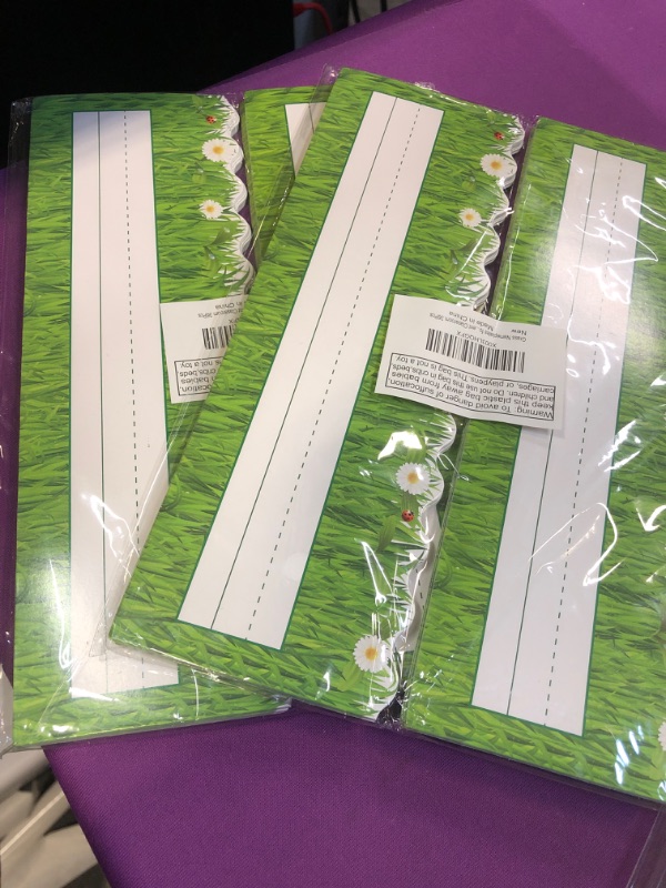 Photo 2 of Boho Name Plates Die-Cut Jungle Nameplates for Student Desks Classroom 36Pcs Grass  2 packs