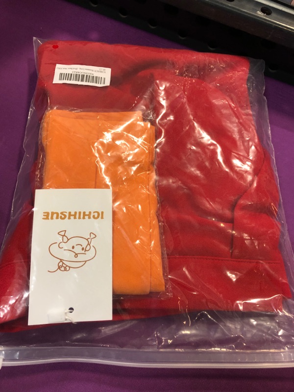 Photo 2 of ICHIHSUE Halloween Adult Velma Costume For Women Classic Movie Characters Cosplay Red Basic Skirt XX-Large