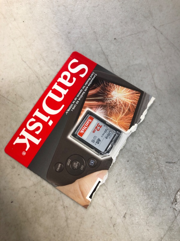 Photo 1 of SanDisk 32GB Ultra SDHC UHS-I Memory Card - 120MB/s, C10, U1, Full HD, SD Card - SDSDUN4-032G-GN6IN Memory Card Only 32GB