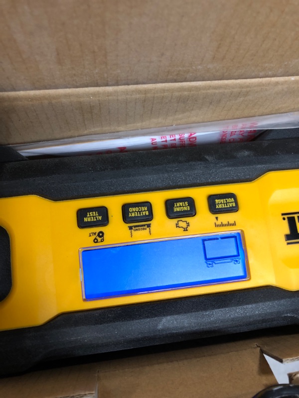 Photo 2 of DEWALT DXAEC100 DXAEC100 Professional 30-Amp Battery Charger and 3-Amp Maintainer with 100-Amp Engine Start, Yellow