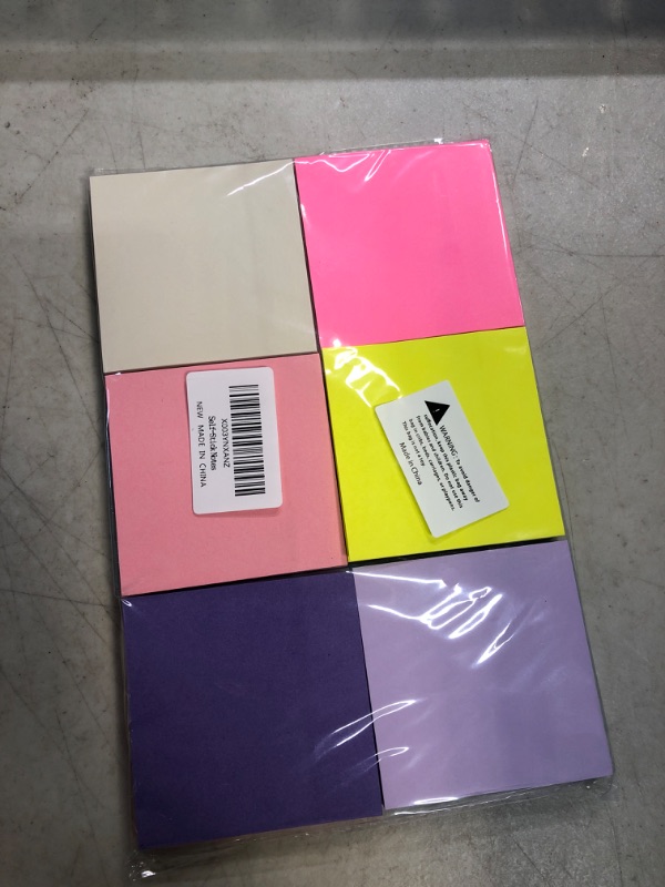Photo 2 of 15 Pack Sticky Notes, 4 Sizes Colorful Sticky Note Pads, 50 Sheets/Book Bright Colors Self-Stick Notes Pads, Sticky Note for School, Office Supplies, Book Notes(13 Colors)