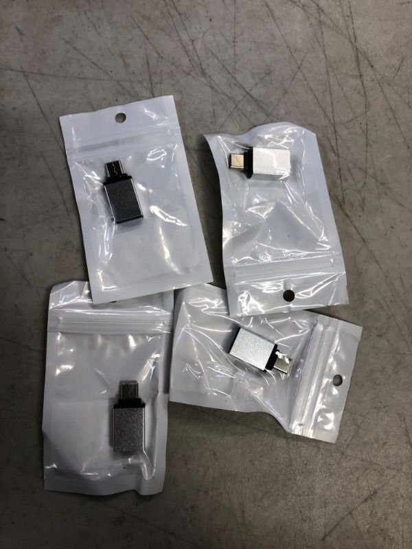 Photo 1 of 4Pack USB to USB C Adapter, USB Type-A (Female USB 3.0) to USB-C (Male), OTG Converter Compatible with MacBook, iPad, Phone and Other USB-C Devices