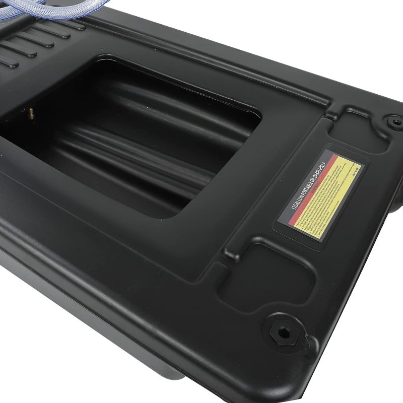 Photo 1 of BACLAUGH Low Profile Oil Drain Pan 17 Gallon Portable