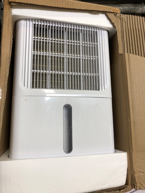 Photo 2 of 30 Pint Dehumidifiers for Home with Drain Hose, VEAGASO 2,500 Sq.Ft Dehumidifier for Basement, Large Room, Bathroom, Three Operation Modes, Intelligent Humidity Control, Dry Clothes, 24HR Timer