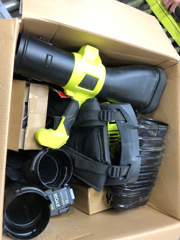Photo 2 of 40V HP Brushless Whisper Series 165 MPH 730 CFM Cordless Battery Backpack Blower with (2) 6.0 Ah Batteries and Charger