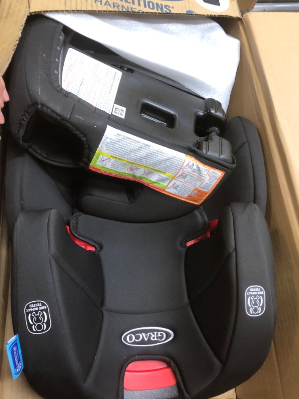 Photo 2 of Graco Tranzitions 3 in 1 Harness Booster Seat, Proof Tranzitions Black