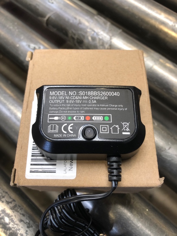 Photo 1 of Replacement for Black&Decker 18V 14V 12V 9.6V NiCad & NiMh Battery Charger,Compatible with Battery HPB18 HPB14 HPB12 HPB18-OPE FSB18 FSB14 FS12B HPB96 FSB96,etc