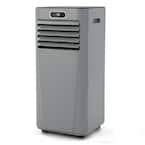Photo 1 of 8,000 BTU Portable Air Conditioner Cools 220 Sq. Ft. with 24 Hour Timer in Gray
