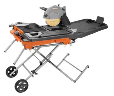 Photo 1 of 15 Amp 10 in. Wet Tile Saw with Portable Stand
