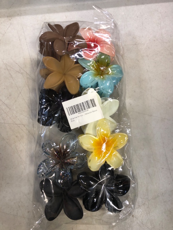 Photo 1 of 2023 New Flower Hair Clips Wonderful Gift,Strong Hold Claw Hair Clips for Women Thick Hair & Thin Hair, Fabulous color (10pieces)