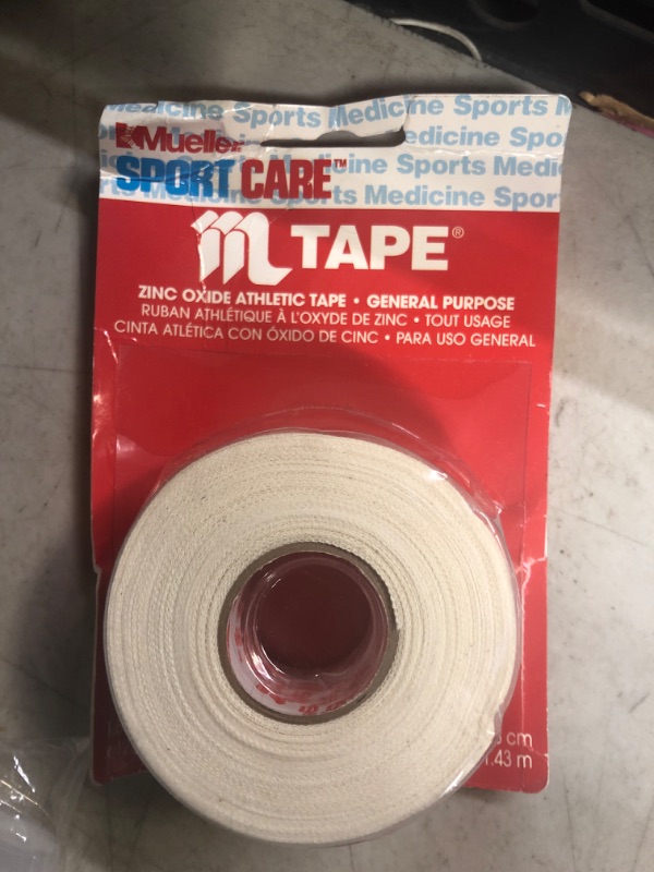 Photo 3 of Mueller MTape Athletic Tape, Case of 32 Rolls White