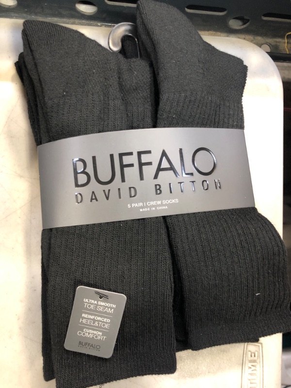 Photo 1 of Buffalo David Bitton 5Pairs Crew Socks Men's Shoe Size 6-12.5