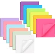 Photo 1 of  Sticky Notes, 3x3 Inch Colorful Sticky Note, 50 Sheets/Book Bright Colors Self-Stick Notes Pads