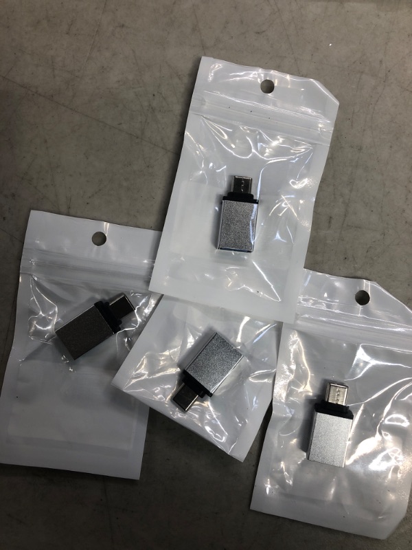 Photo 2 of 4Pack USB to USB C Adapter, USB Type-A (Female USB 3.0) to USB-C (Male), OTG Converter Compatible with MacBook, iPad, Phone and Other USB-C Devices