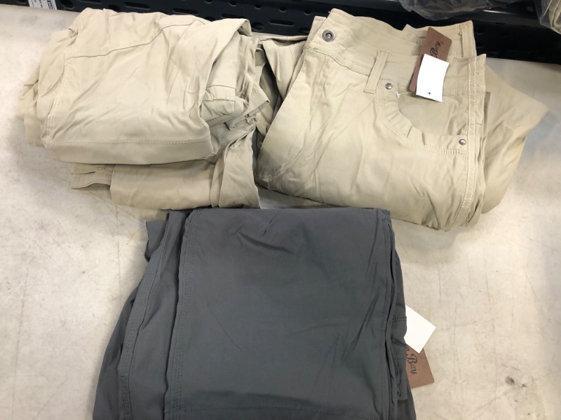 Photo 1 of 3Pack  Marino Bay Mens  Flat Front Convertible Trail Hiking Cargo Pants Various Size 