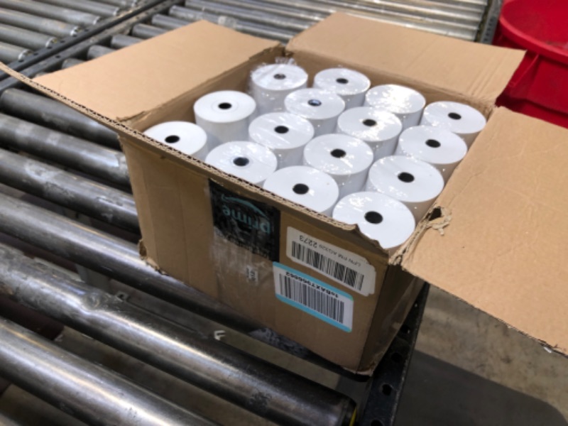 Photo 2 of (32) 3-1/8 x 230' Thermal Paper Rolls TM-T88 T-20 T-90 Bixolon SRP-350 370