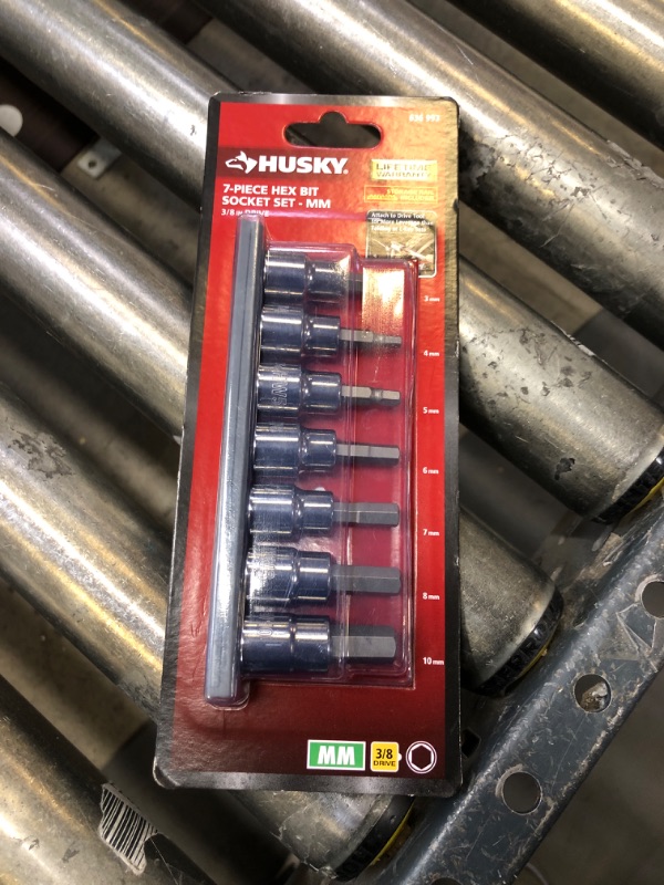 Photo 1 of 3/8 in. Drive Metric Hex Bit Socket Set (7-Piece)