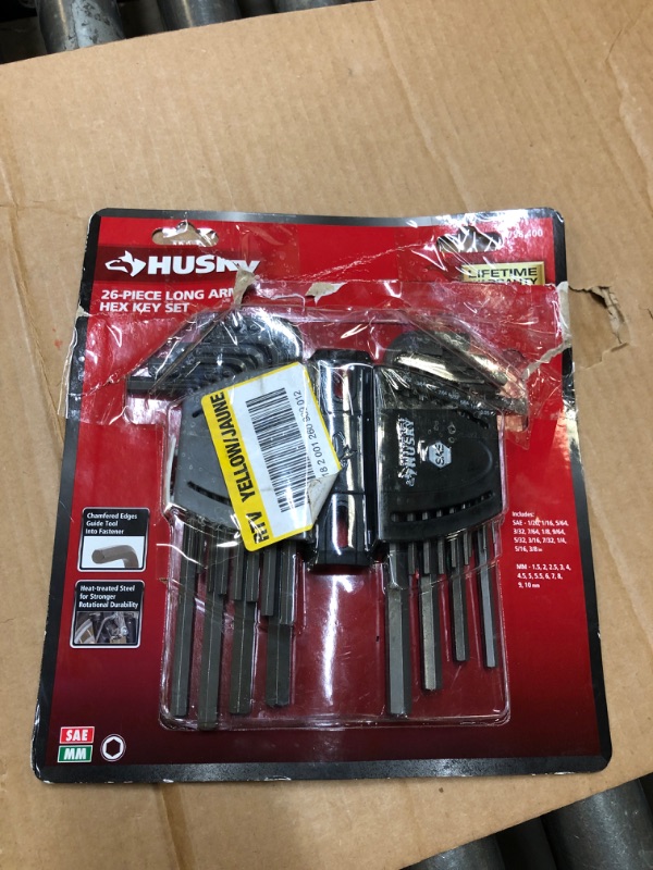 Photo 2 of Husky 26-Piece SAE/MM Long Arm Hex Set