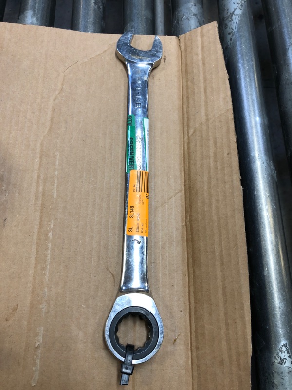 Photo 2 of 1-1/8 in. Ratcheting Combination Wrench (12-Point)
