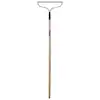 Photo 1 of 51 in. Wood Handle Steel 14-Tine Bow Rake
